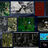 computer desktop filled with different images such a picture of a tree and a house