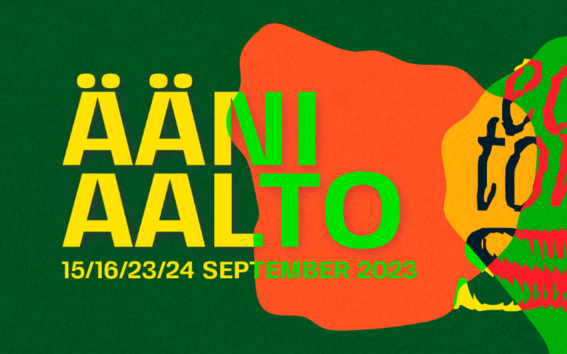 Banner ÄÄNIAALTO - OPEN CALL
