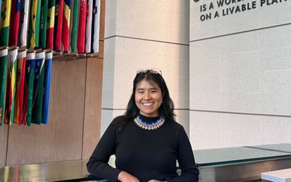 Student at their internship