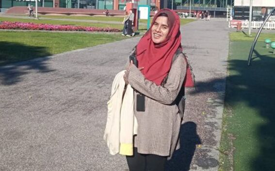 Student in Finnish summer