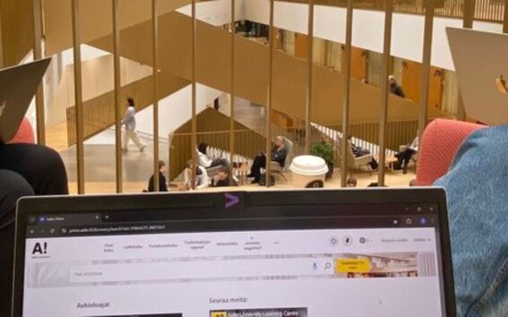 Studying at the campus