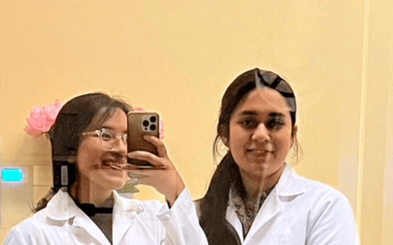 Students starting their studies