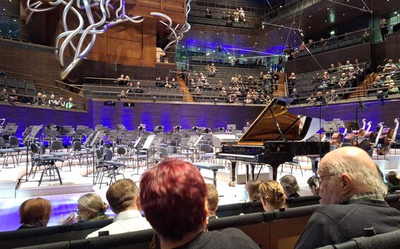 concert in the Music hall in Helsinki