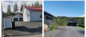 Asphalt paving: impermeable surfaces and reduced green structure (Photos by author/Pori/2024)
