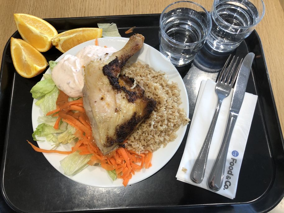 Exemplary lunch plate from Abloc