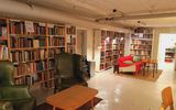 Interior space of Arkadia International Bookstore