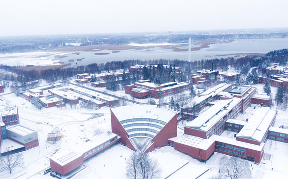 Otaniemi Campus dressed in Winter