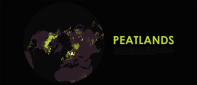 map of world peatlands