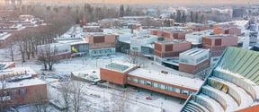 Aalto Campus during winter