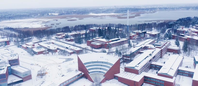 Otaniemi Campus dressed in Winter