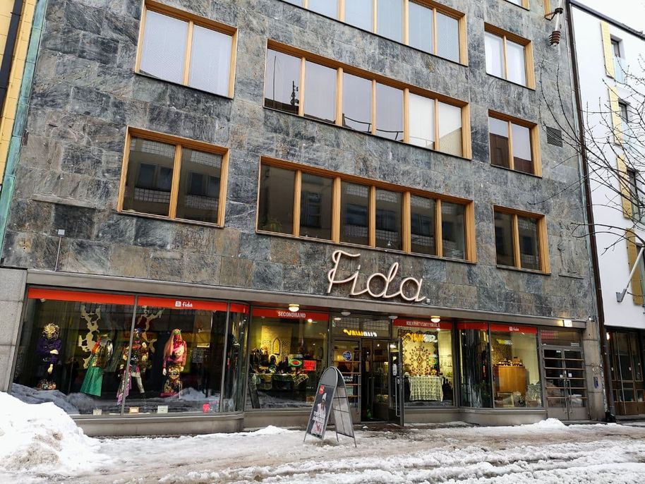 Fida store located in Kamppi