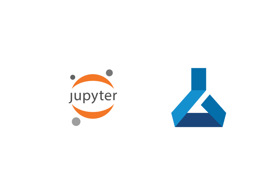 Jupyter-Notebooks-Azure-machine-learning logos