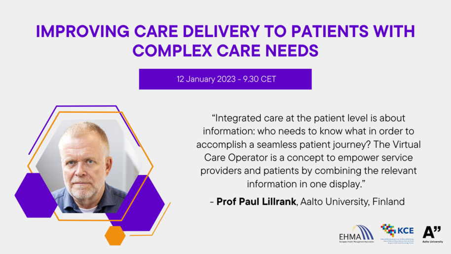 A quote from Paul Lillrank about integration on the patient level being about information.